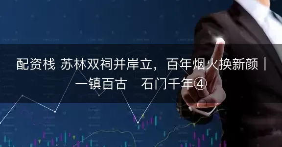 配资栈 苏林双祠并岸立，百年烟火换新颜｜一镇百古・石门千年④